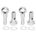 M8 Turbocharger Banjo Hose Bolt Brake Line Fittings Adapters Washers Stainless Steel for 4?5mm