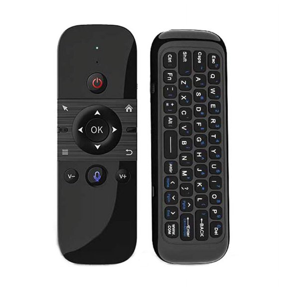 M8 Voice Remote control Air Mouse 2.4G Mini Wireless Keyboard IR learning Gyro Sensing Lithium Battery for Android TV Box X96 (M8 Fly Mouse)