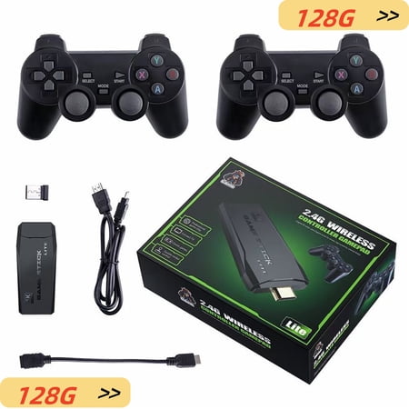 M8 high-definition arcade game console, high-performance chip, original 3D joystick,black,128G-20000 games