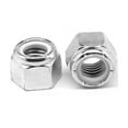thumbnail image 1 of M8 x 1.25 Coarse Thread DIN 985 Class 8 Nyloc (Nylon Insert Locknut) Standard Medium Carbon Steel Zinc Plated Pk 1500, 1 of 1