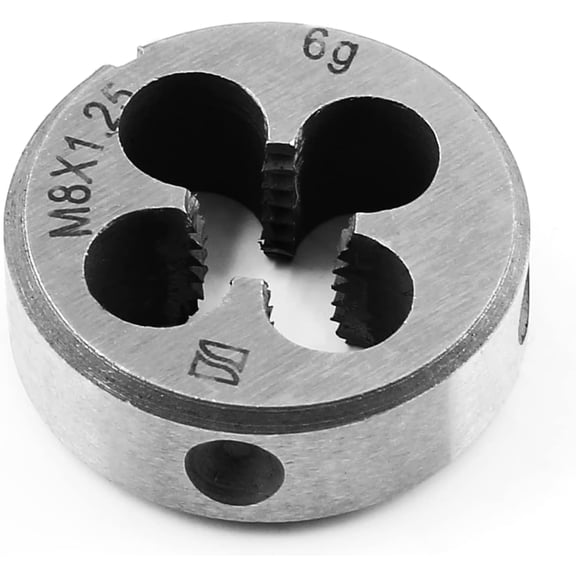 M8 x 1.25 Metric Right Hand Thread for Threading Mold Machining, 8mm Thread & 1.25mm Pitch Machine Thread , Alloy