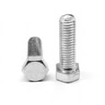 thumbnail image 1 of M8 x 1.25 x 16 MM (FT) Coarse Thread DIN 933 / ISO 4017 Class 8.8 Hex Cap Screw (Bolt) Medium Carbon Steel Zinc Plated Pk 100, 1 of 1