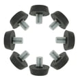 thumbnail image 1 of M8 x 10 x 22mm Furniture Glide Leveling Feet for Table Desk Cabinet Leg 8pcs, 1 of 7