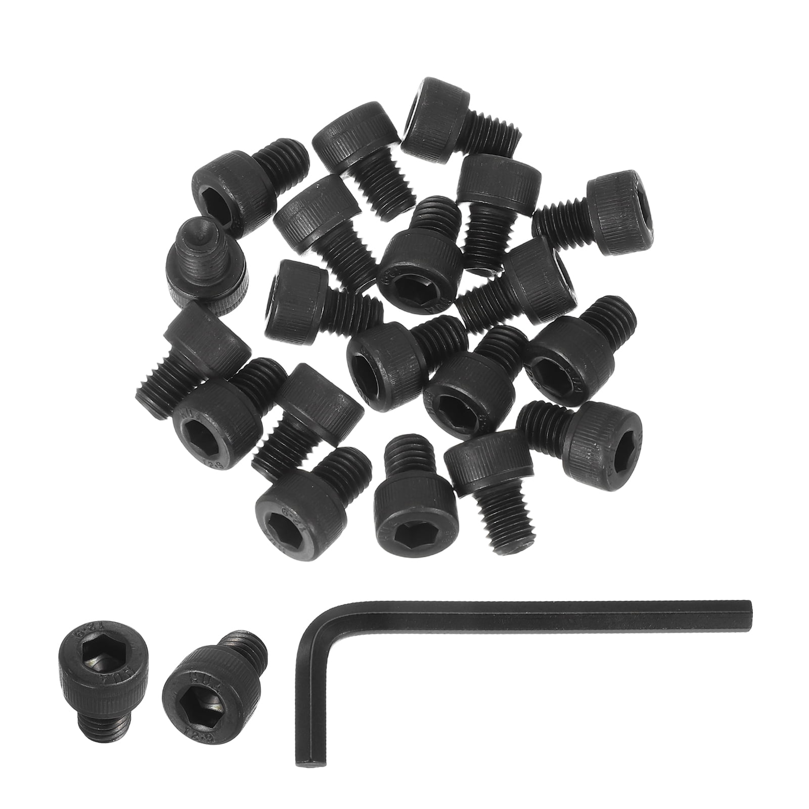 M8 x 10mm Hex Socket Head Screws Cap Bolt, 20 Pack 12.9 Grade Carbon ...
