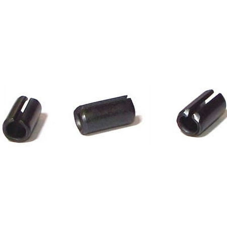 M8 x 120mm Roll (Spring) Pins / Steel / Plain (Thermal Black) / ISO 8752 - 250 Piece Carton