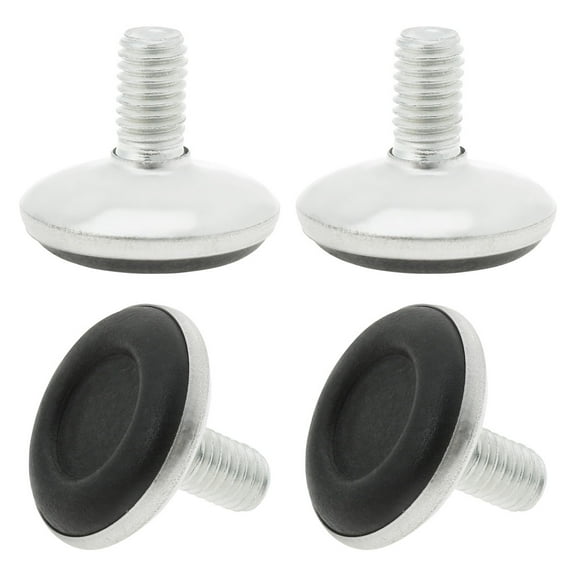 M8 x 15 x 30mm Leveling Feet Adjustable Leveler for Hotel Cabinet Sofa Leg 4pcs