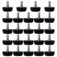 thumbnail image 1 of M8 x 17 x 30mm Furniture Glide Leveling Feet Adjuster Threaded Stem Floor Protector for Table Leg 24pcs, 1 of 5