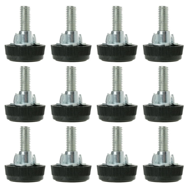 12 Set Claw T-nuts Inserts Carbon Steel Adjustable Leveling Feet, Leveling  Feet