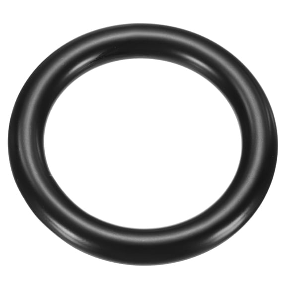 M8 x 40mm Metal Rings, 304 Stainless Steel Solid Welded Seamless O-Ring Decorative Connecting for Macrame, Hanging Slings Rope, Black