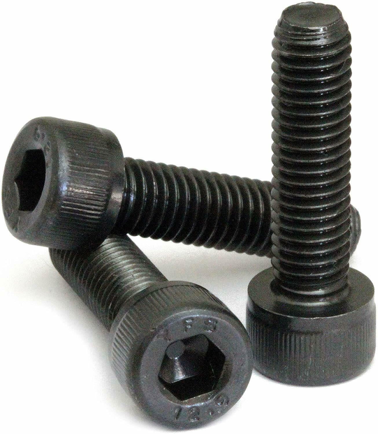 M8 x 45mm Socket Head Cap Screws 12.9 Alloy Steel Black Oxide 1.25 coarse 10pcs