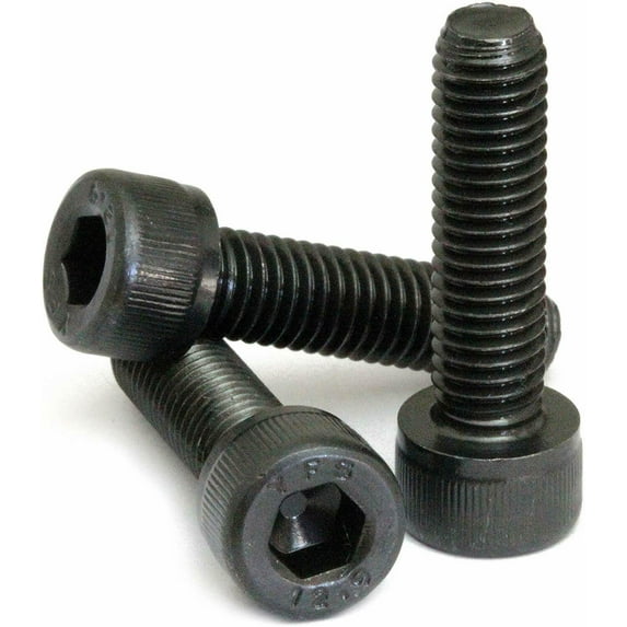 M8 x 45mm Socket Head Cap Screws 12.9 Alloy Steel Black Oxide 1.25 coarse 10pcs