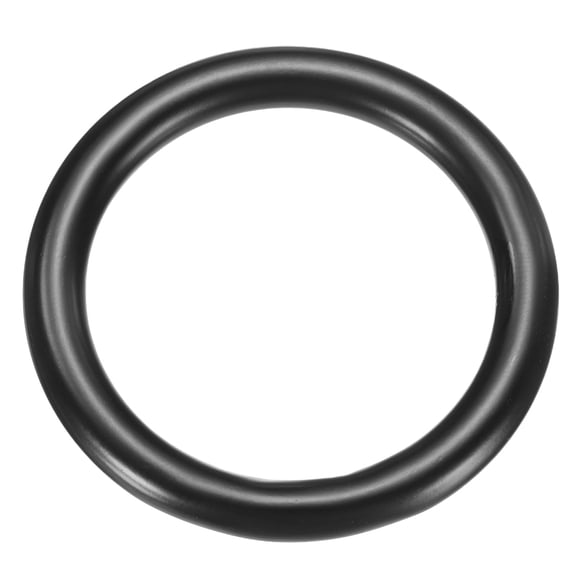 M8 x 50mm Metal Rings, 304 Stainless Steel Solid Welded Seamless O-Ring Decorative Connecting for Macrame, Hanging Slings Rope, Black