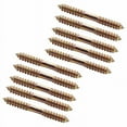 thumbnail image 2 of Lot Of 6 Double End Dowel Screws – 3/16 X 2 Inch Zinc Plated Wood To Wood Baluster Fasteners – Grade 2, Inch System 2 of 4