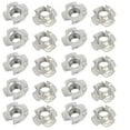 thumbnail image 1 of M8 x 8mm Four Pronged Tee Nuts Captive Blind Inserts 20pcs for Wood Furniture, 1 of 2