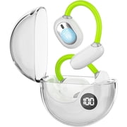 M80 AI Translator Earbuds 144 Languages Real-Time Translation Offline 8 Languages 98% Accuracy 0.5s Response 8H Playback 60H Charging Case Touch Control Hi-Fi Sound for iOS Android-White