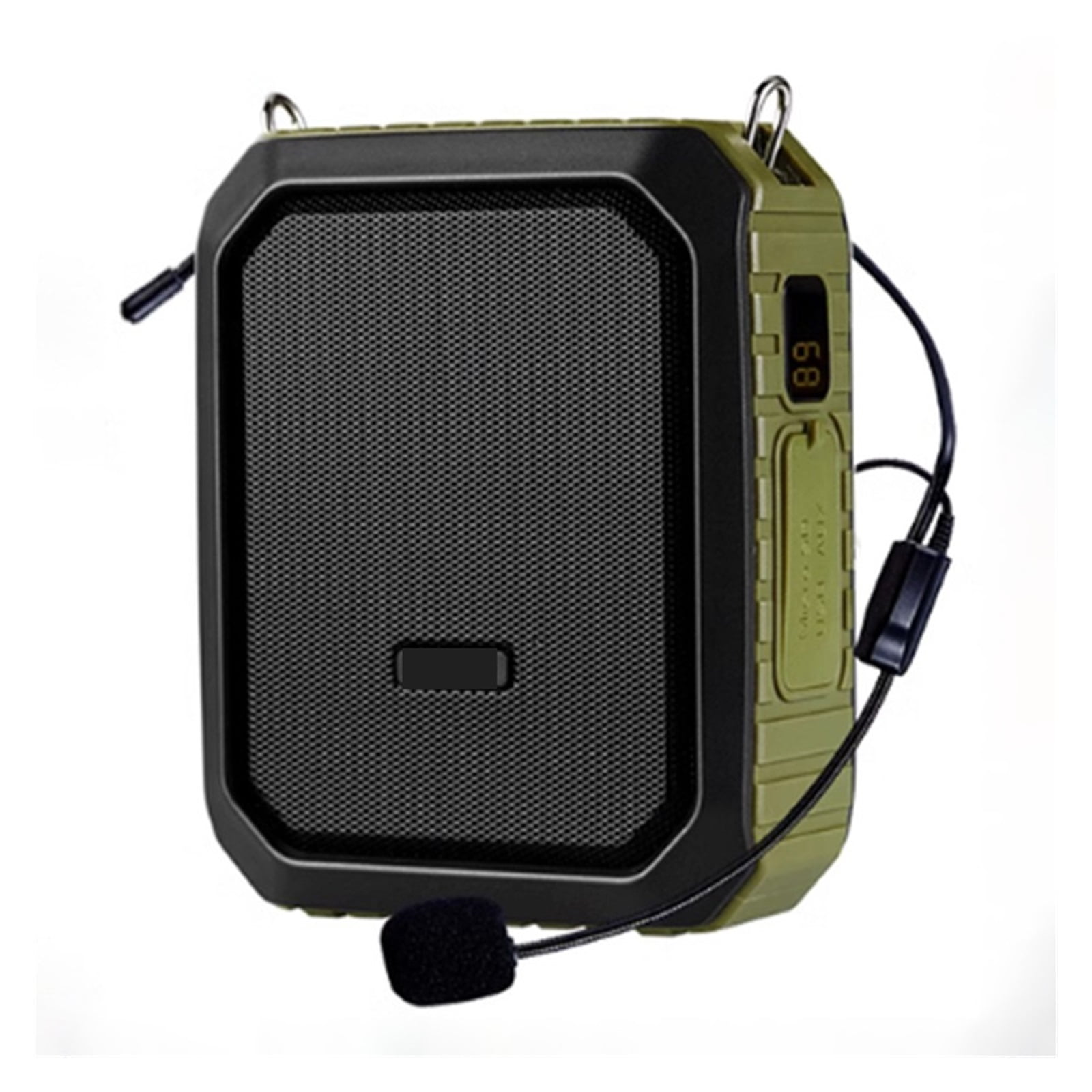 M800 Portable Voice Amplifier With Wired Microphone For Teachers IPX5 Waterproof Speaker 4400mAh Power Bank ,Powerful Voice Amplifier