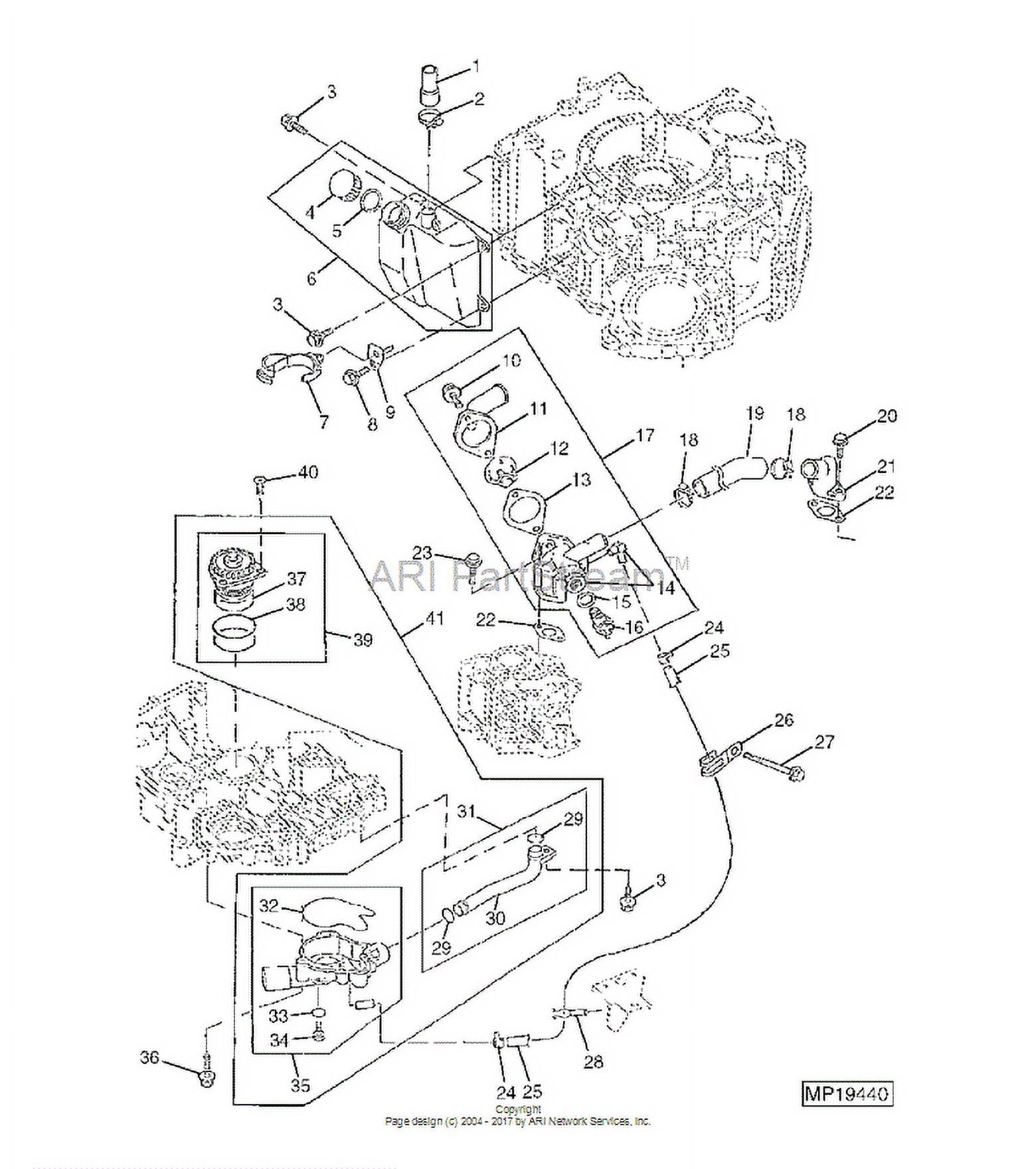 M807144 RADIATOR HOSE fits JOHN DEERE (New OEM)