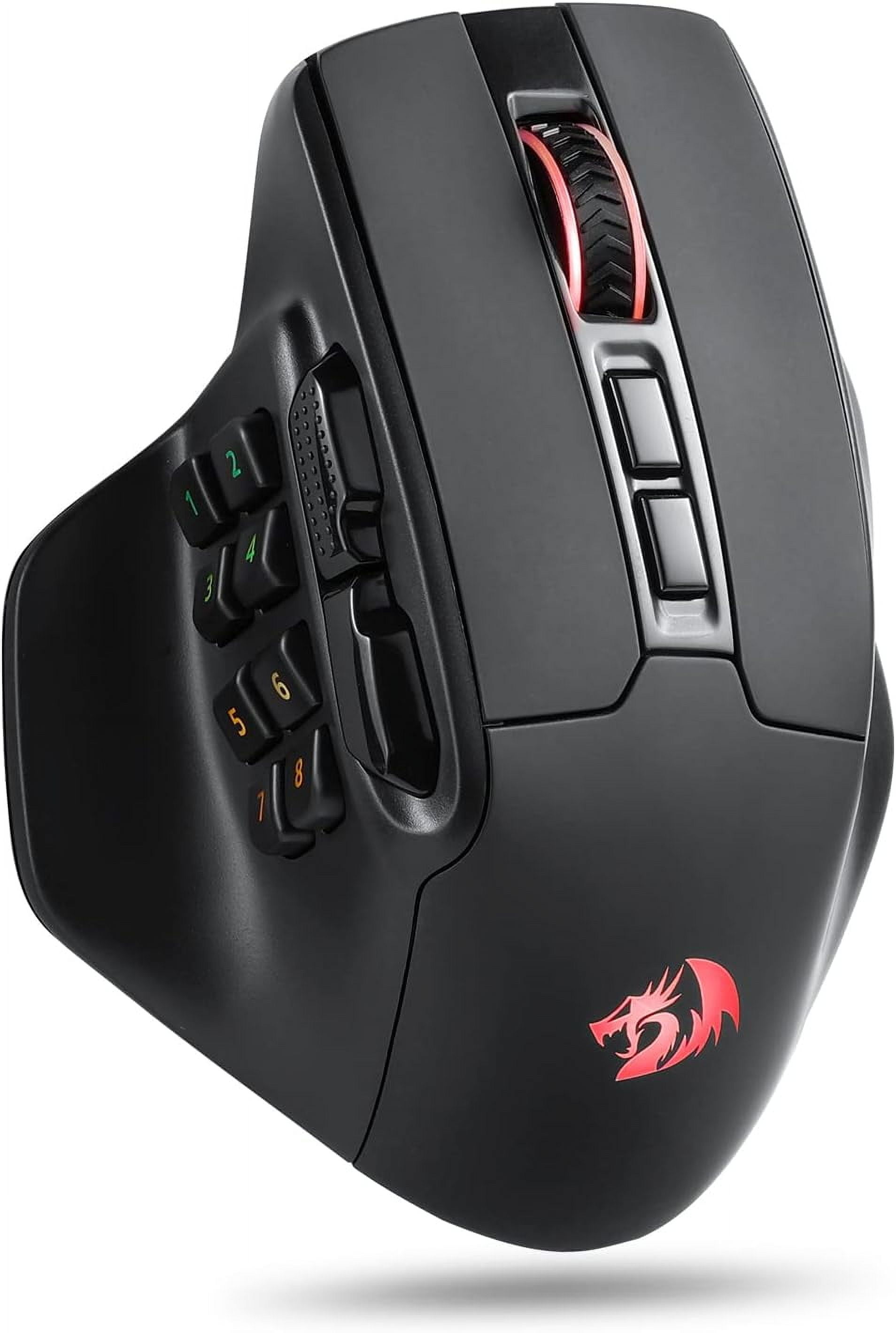 M811 MMO Gaming , 15 Programmable Buttons Gamer w/ Build, 10 Side Macro ...