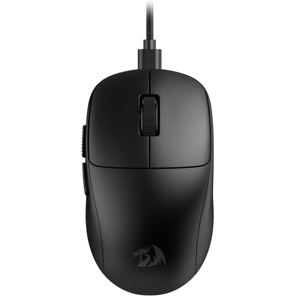 M817 Wired Gaming , 24000 DPI Optical Mice with 5 Programmable Buttons & Ergonomic Design, 37G Ultra Lightweight, Software Supports DIY Keybinds, Black