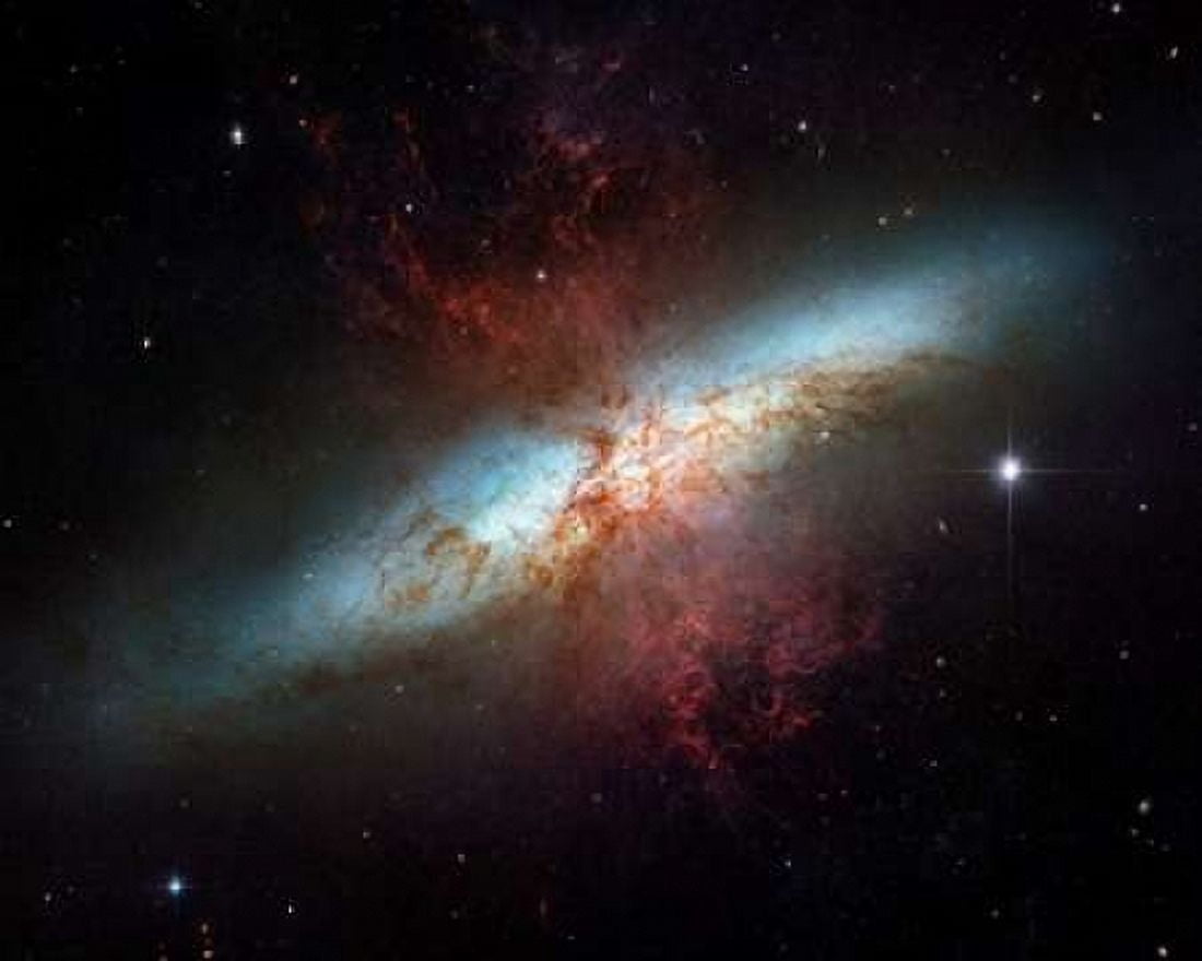 M82 - Starburst Galaxy Canvas Art - NASA (24 x 30)