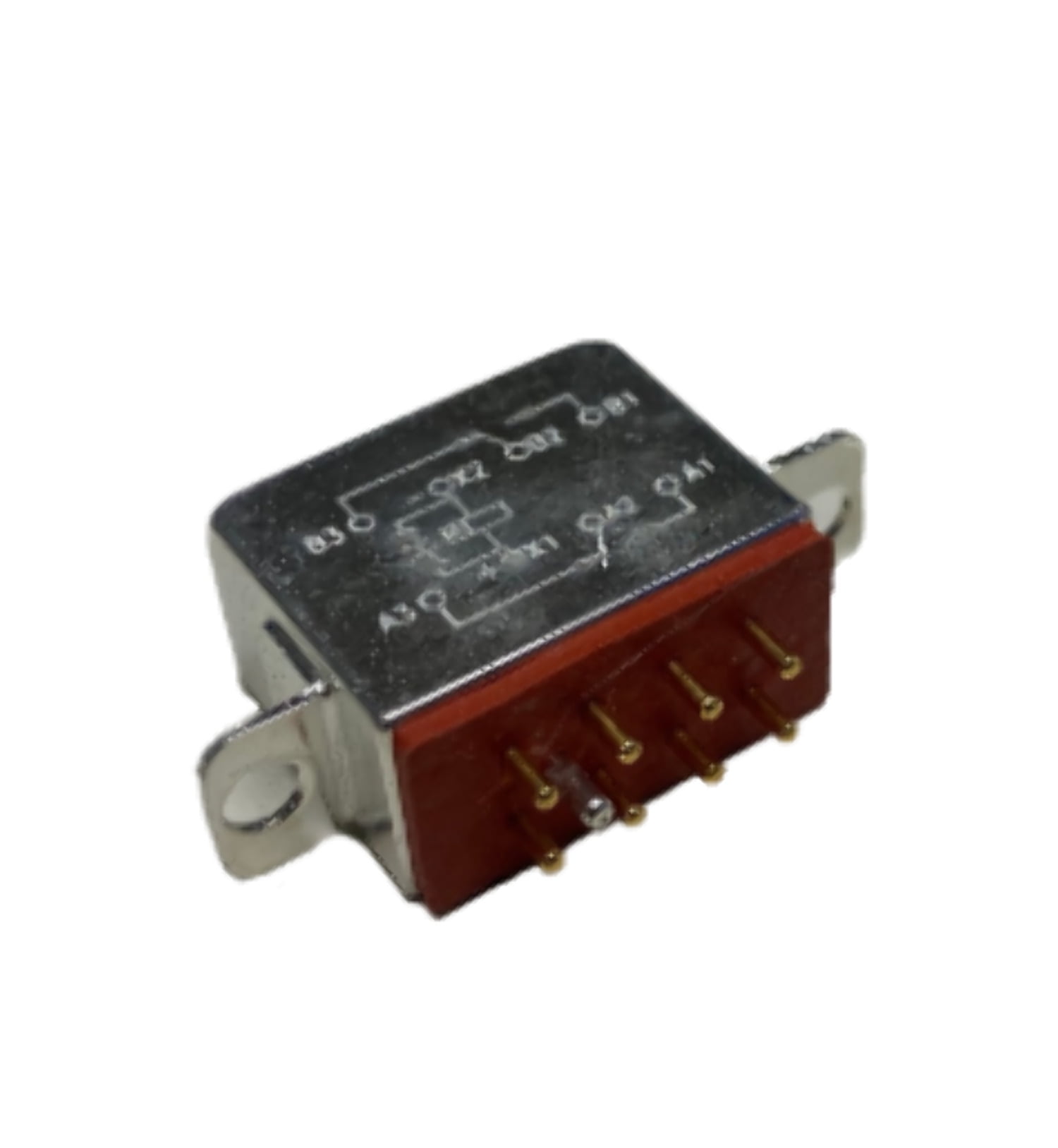 M83536/2024M Electromechanical Relay 28VDC 500Ohm 5A DPDT Flange