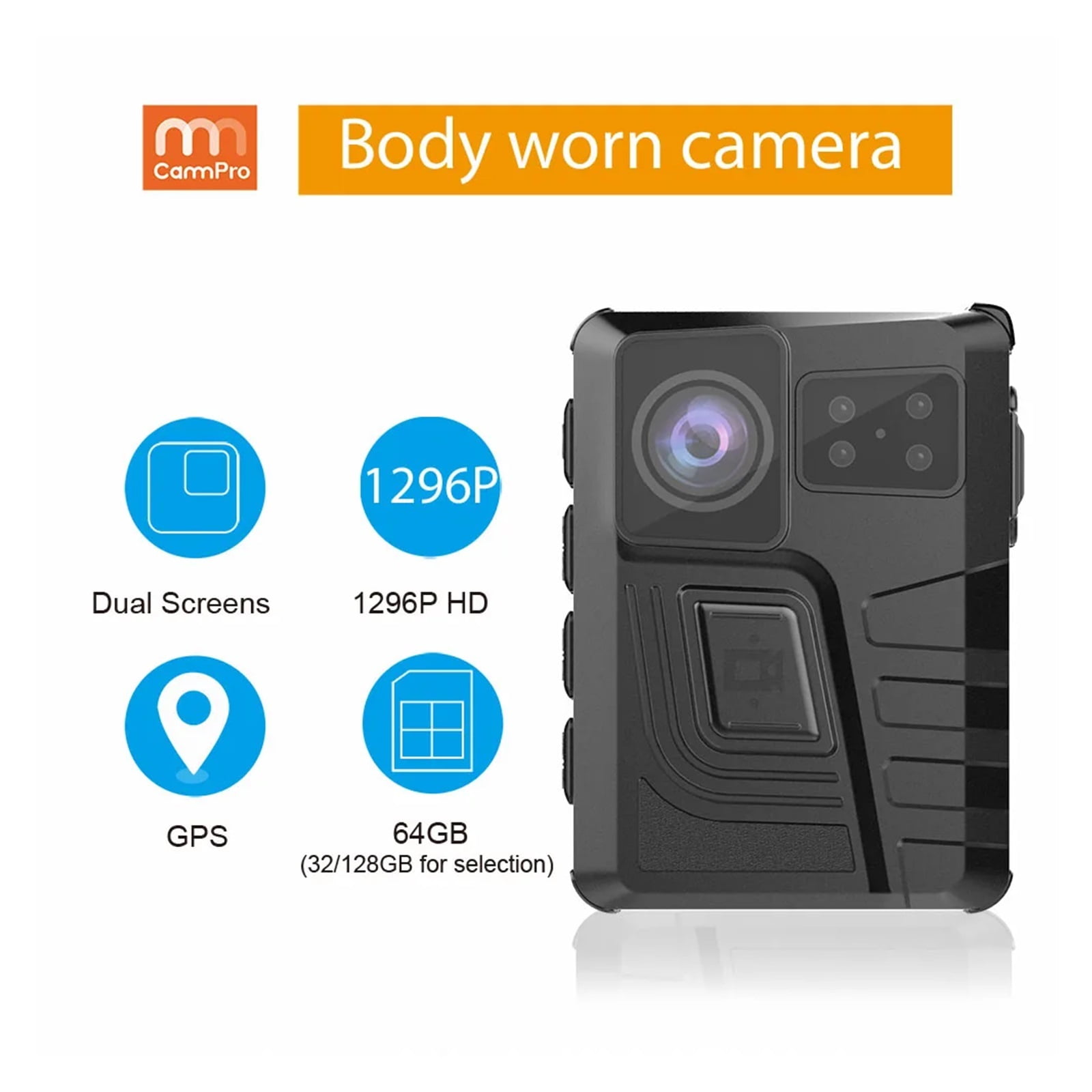 M852 Camera Night Vision Police Law Enforcement GPS Video Surveillance ...