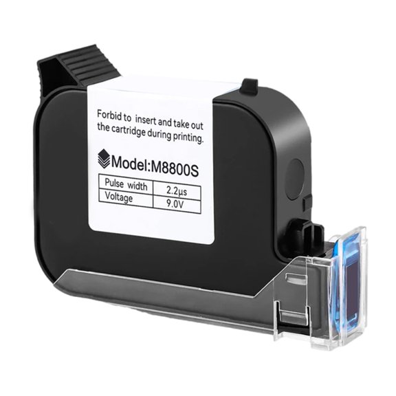 M8800S Black Ink Cartridge with Quick Dry for Handheld Inkjet Printers