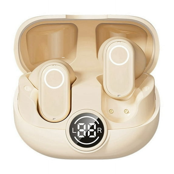 M89 Smart Translator Headset 144-Language AI Translation Earbuds Wireless on-Ear Translator Device Skin Color,1 * Translation Headset Kit,Skin Color