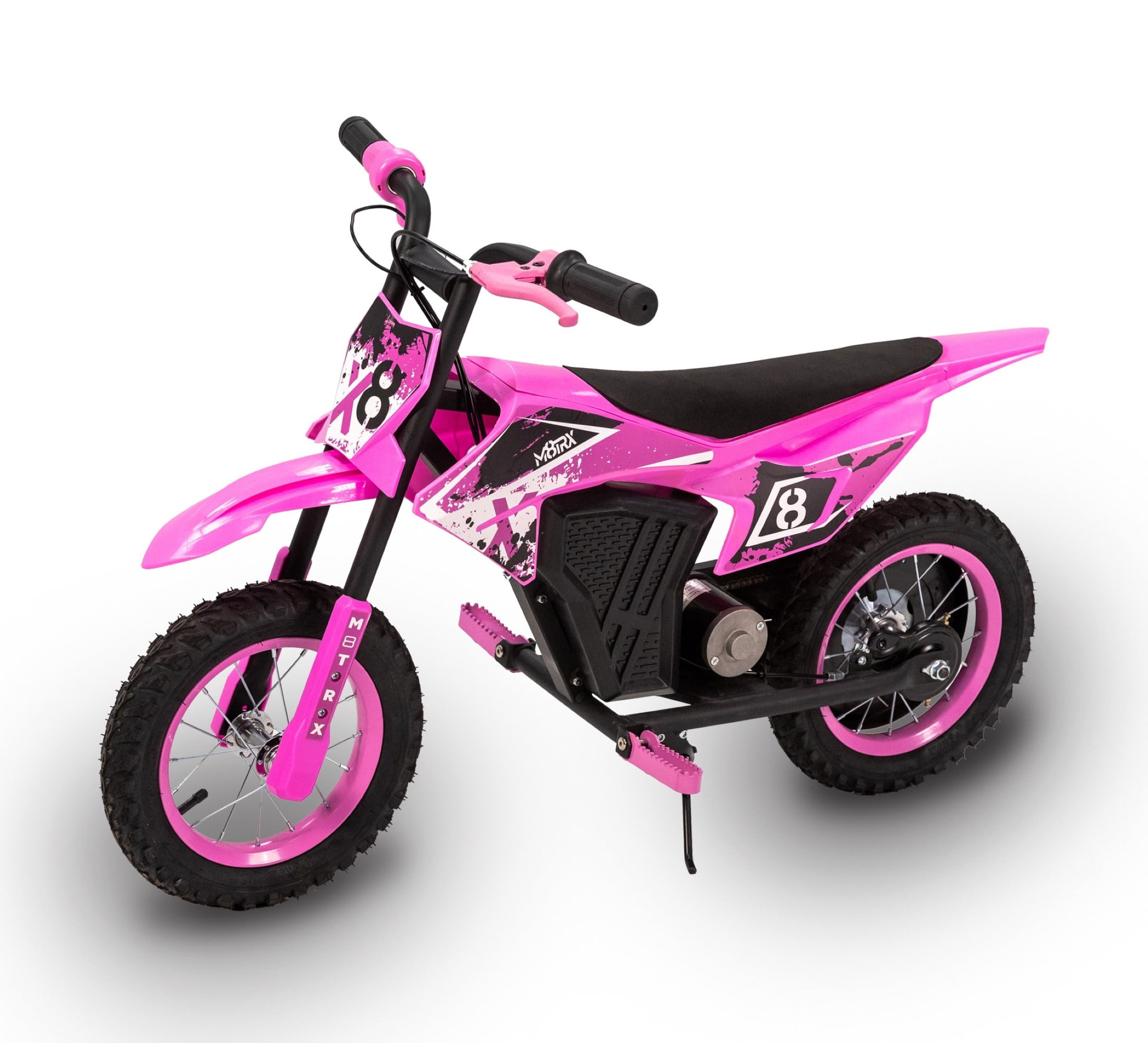Hyper Toys HPR 350 Dirt Bike 24 Volt Electric Motorcycle in Pink,  Recommended for Ages 13 Years and Up