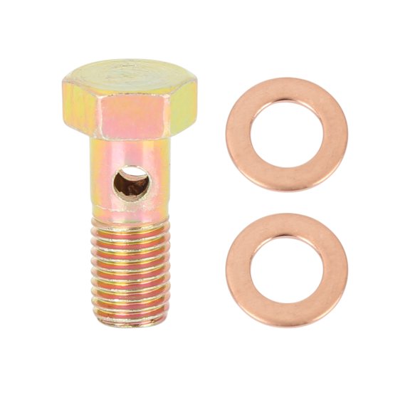 M8x1.0mm Car Metric Thread Banjo Bolts Brake Fitting with 2pcs M8 Washers