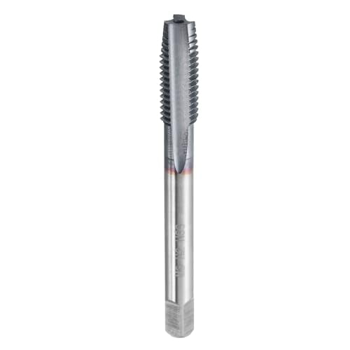 M8x1.25 Metric Thread Tap 6542 Cobalt High-Speed Steel TiCN Coated Plug Tap Right Hand Straight Flutes Threading Hand Tap$$Tools