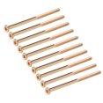 thumbnail image 1 of M8x150mm Furniture Screw Hex Socket Machine Screws Zinc Plated Fasteners Bolts Half Thread Carbon Steel 10 Pcs, 1 of 4
