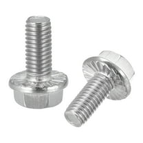 M8x18mm Hex Flange Bolts 304 Stainless Steel Polishing 5 Pack
