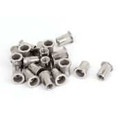 M8x18mm Stainless Steel Blind Rivet Nut Rivnuts Threaded Insert Nutserts 20pcs