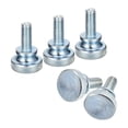 thumbnail image 1 of M8x20mm Knurled Thumb Screws, 10pack Carbon Steel Zinc Plated Flat Knurled, 1 of 5