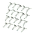 thumbnail image 1 of M8x30mm Wing Butterfly Screw Bolt 1.25mm Pitch Zinc Plated Fasteners 20pcs, 1 of 4