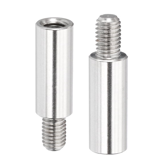 M8x35+12mm Album Scrapbook Extension Posts Extension Screw, 2Pcs Stainless Steel Extension Post Replacements for Binding Extending Refillable Scrapbook Photo Album Craft DIY