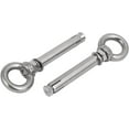 thumbnail image 1 of M8x90mm Expansion Screws Closed Hook Anchor Bolts 2pcs for Wall Concrete Brick (Tornillos de expansión M8x90mm tornillos de anclaje de gancho cerrado 2pcs para pared de ladrillo de concreto, 1 of 3