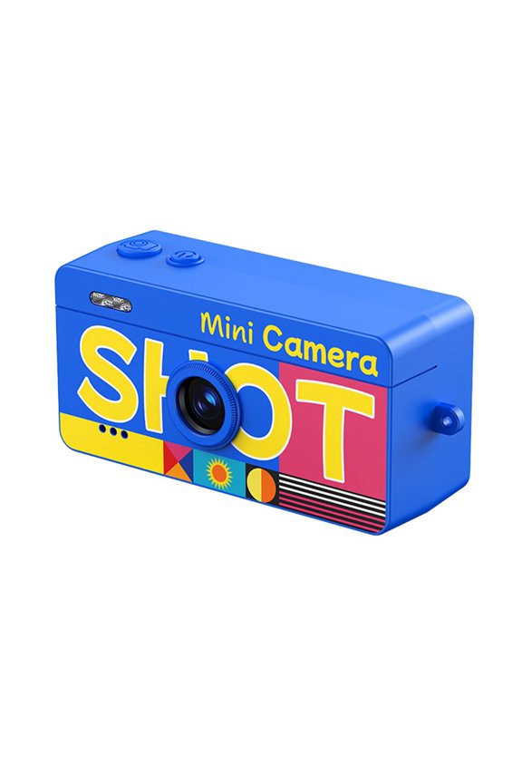 M9 Thumb Keychain Camera 1080P Mini Action Camera Retro Small Camcorder Video Recorder Camera Blue