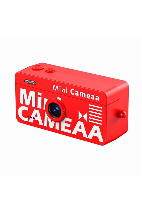 M9 Thumb Keychain Camera 1080P Mini Action Camera Retro Small Camcorder Video Recorder Camera Red