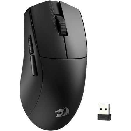 M916 Wireless Gaming Mouse, 49G Ultra-Light 8K DPI 2.4G Wireless Gaming Mouse w/Ergonomic Natural Grip Build, Full Programmable Buttons, Software Supports DIY Keybinds & DPI
