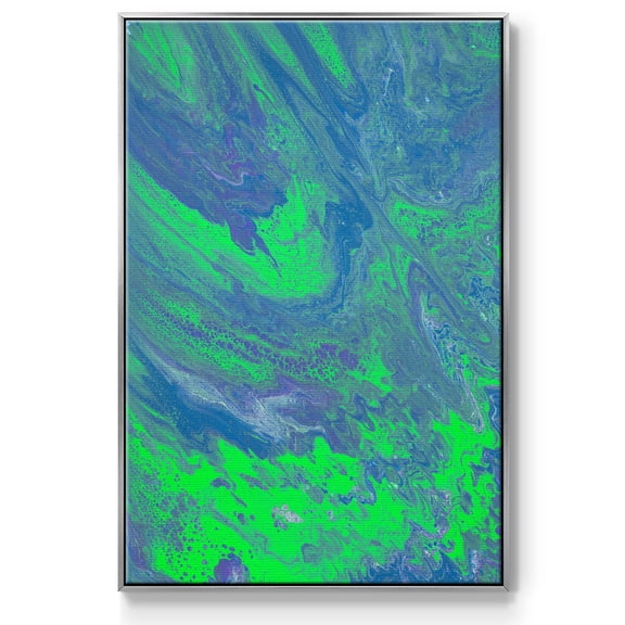 M93 Framed Premium Gallery Wrapped Canvas - Ready to Hang - 17 x 25 - Silver Floating Frame