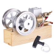 M93 Horizontal Gasoline Engine Model - 6CC Water-Cooled Engine with Hand Starter for Display & Mechanical Education