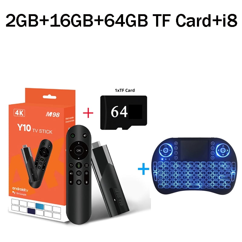 M98 Y10 TV Stick Android 13 Allwinner H618 HD 4K 6K 3D 2GB 16GB Dual ...