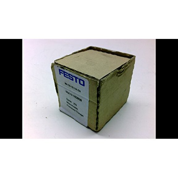 MA-50-10-1/4-EN (162838), 0/1 MPA, 0/10 BAR, 140 PSI, for Front Panel OR in-LINE MOUNTING, G1/4 INCH Connection, Pressure Gauge$$Tools