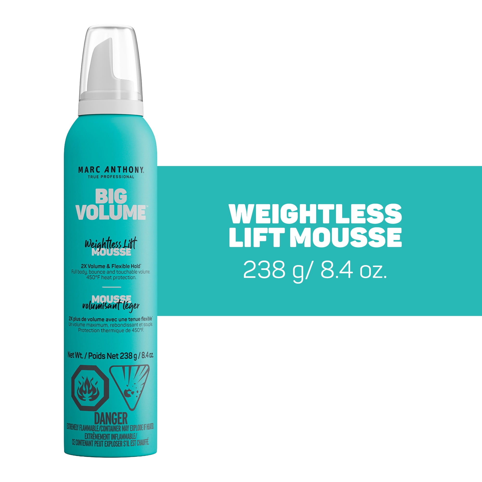 Marc Anthony BIG VOLUME Weighless Lift Mousse, 8.4 fl oz