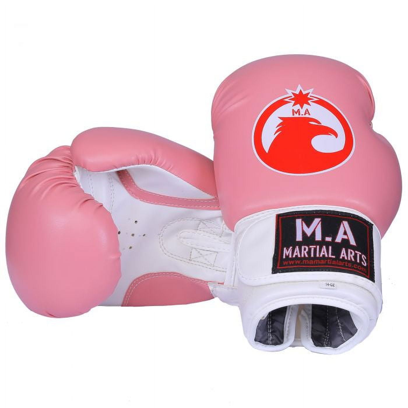 MA Boxing Gloves Pink-12 oz