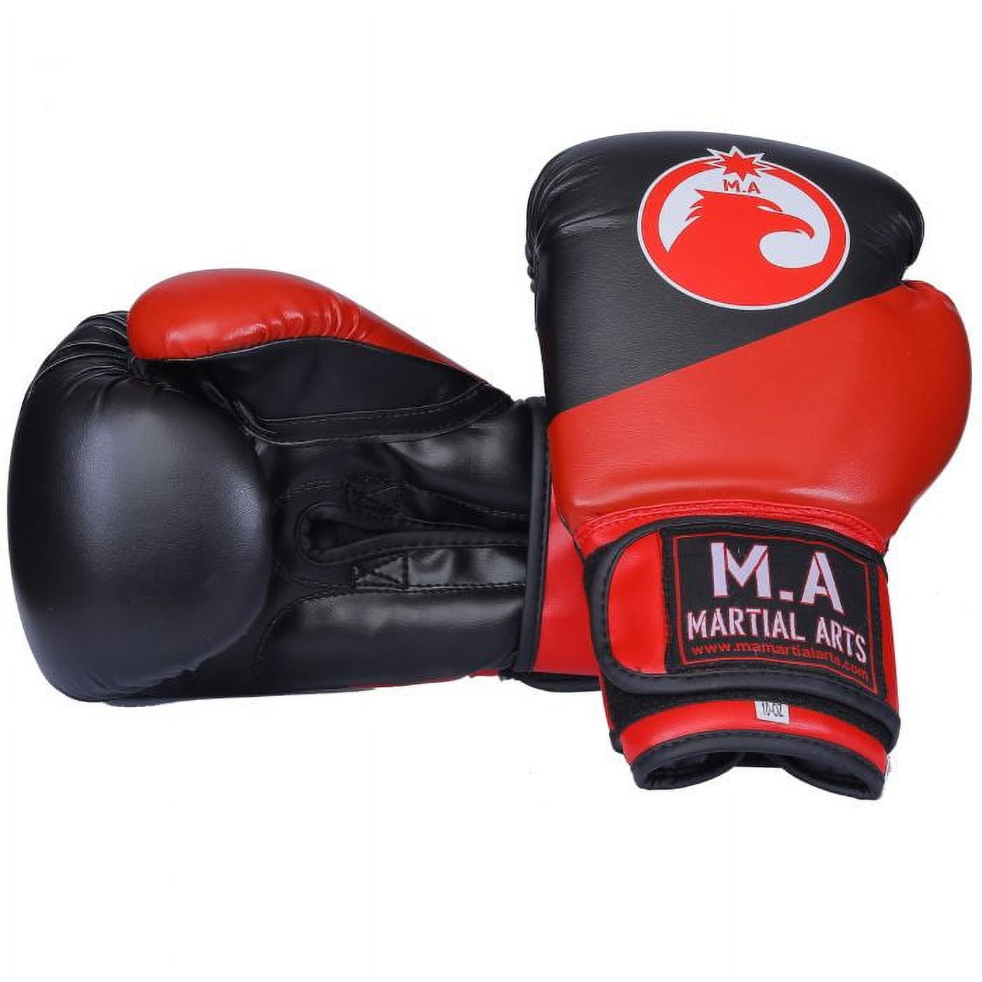 MA Boxing Gloves Red/Black-16 oz