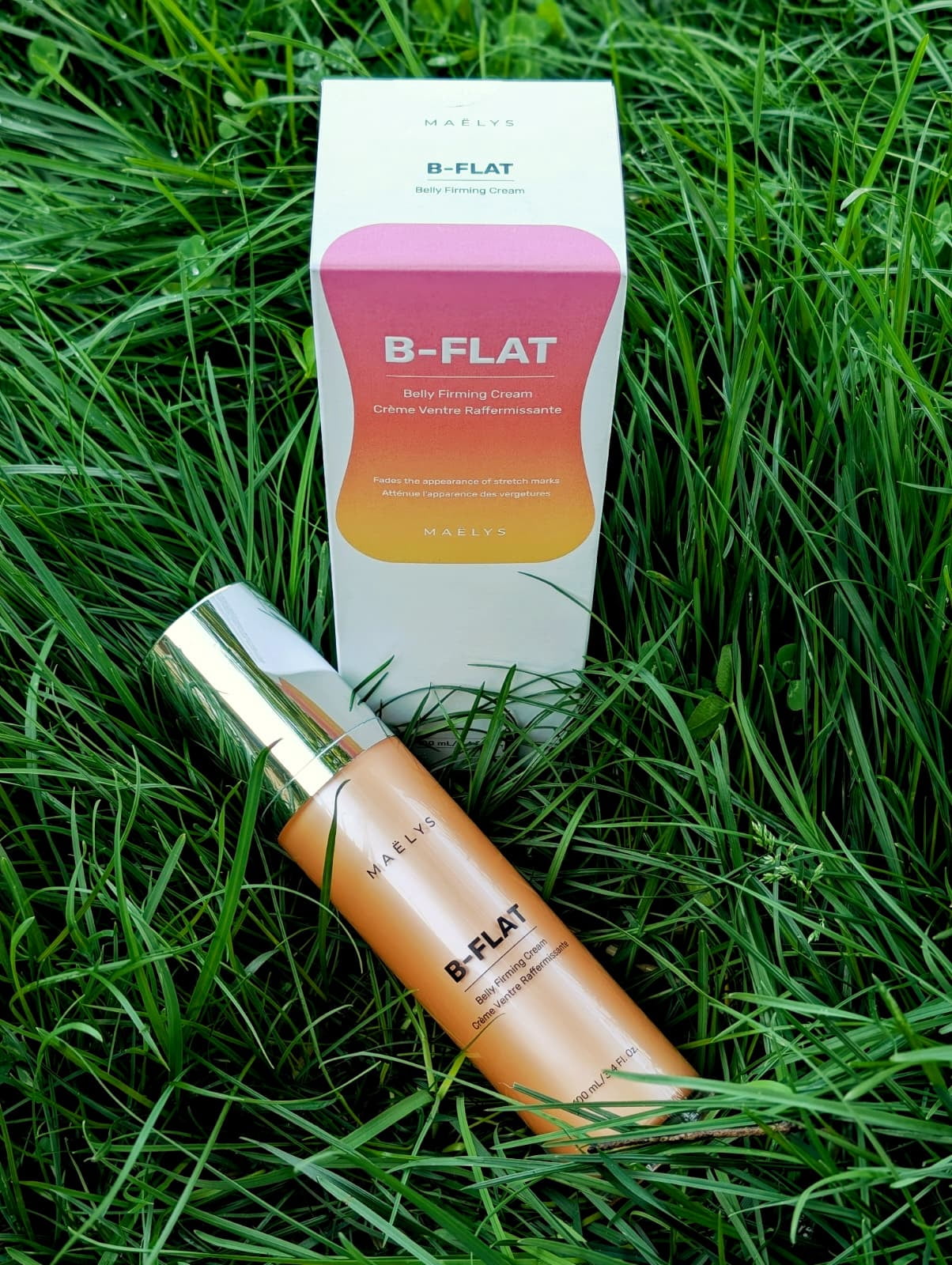 MAËLYS B-FLAT Belly Firming for Women Tightening & Moisturizing and Smooths Look (3.4 Fl Oz)
