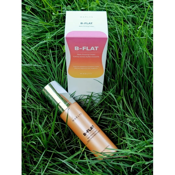 MALYS B-FLAT Belly Firming for Women Tightening & Moisturizing and Smooths Look (3.4 Fl Oz)